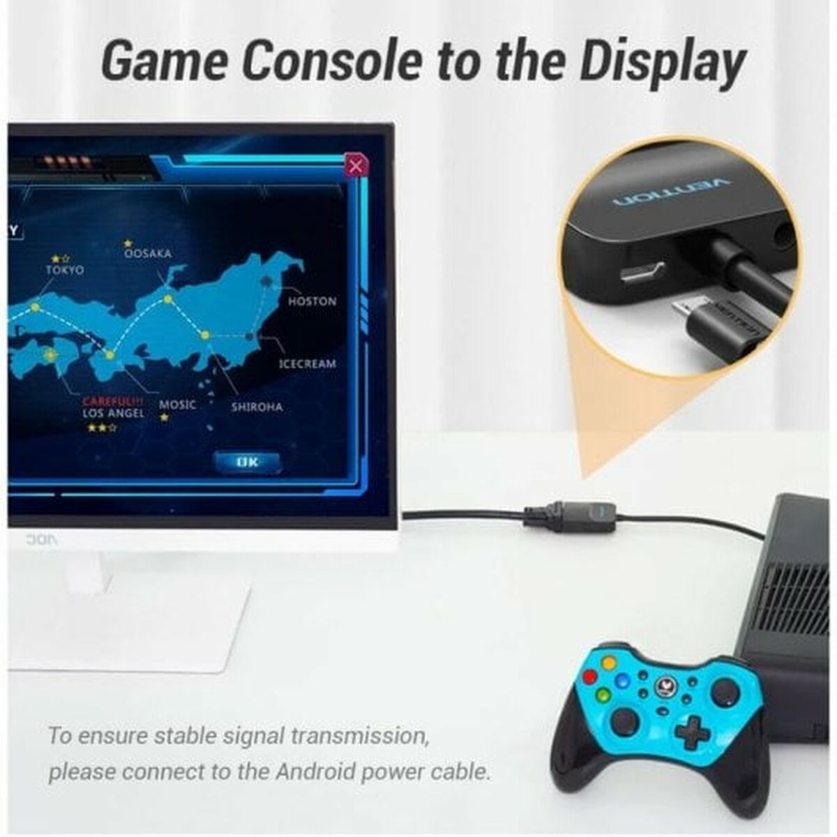 Adattatore HDMI con VGA Vention 42154 Nero 15 cm